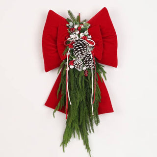 Fiori Di Lena Doppio Fiocco Imbottito con Pino Cadente e Pigne H75