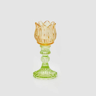 EDG Enzo De Gasperi Portacandela Tulipano H17.5 cm Giallo