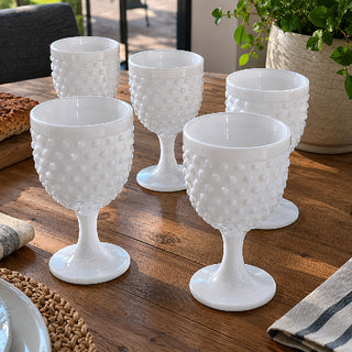 Fade 6er Set Ibiza Gläser 300 ml aus weißem Glas