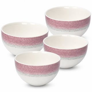 Andrea Fontebasso Set of 4 Edge Shade Bowls D16 cm in Porcelain