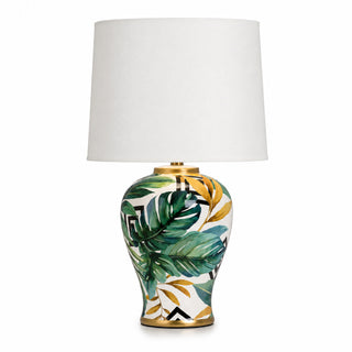 Fade Palm Lampe mit 35x42 cm Porzellanlicht
