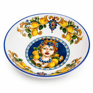 EDG Enzo De Gasperi Piatto Fondo Donna Caltagirone D23