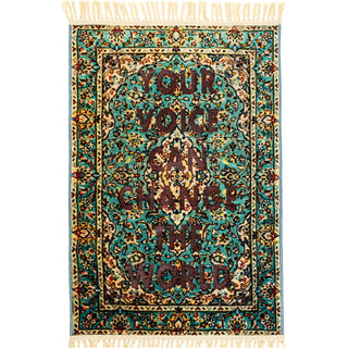 Seletti Tappeto Burnt Carpet Voice 80x120 Cm