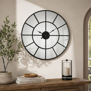 L'Oca Nera Orologio Wall Clock D 60 cm in Metallo