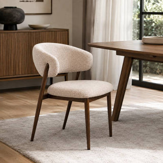 Andrea Bizzotto Sedia da Interni Cassandra Noce e Beige