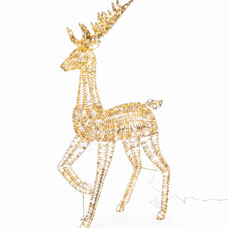 Andrea Bizzotto Decoro Renna Ellary Oro 1800 Microled H180 cm