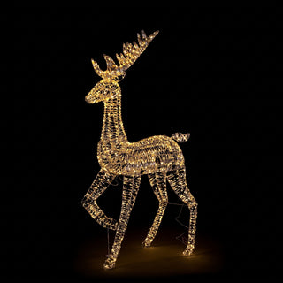 Andrea Bizzotto Decoro Renna Ellary Oro 1800 Microled H180 cm