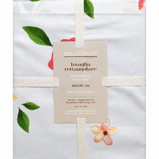 Brandani Tovaglia Polline Macro Fiori 140x240 cm in Cotone