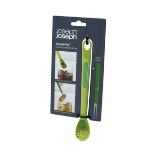 Joseph Joseph Utensile Sgocciola e prendi Verde Scoop&Pick