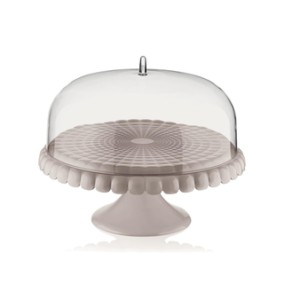 Guzzini Tortenständer aus Kunstharz im Tiffany-Stil mit Glocke, D36 cm – Le Gioie