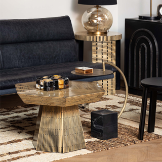 chehoma Tavolino Armageddon con Base in Marmo