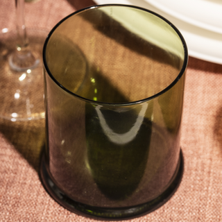 Galbiati Timbro Set 6 Bicchieri Acqua in Vetro Soffiato 370 ml Colori Assortiti