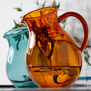 Galbiati Soffio Krug 1500 ml aus Rauchglas