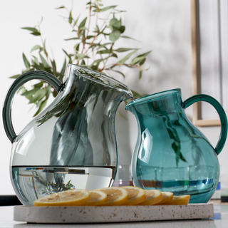 Galbiati Soffio Krug 1500 ml aus Rauchglas