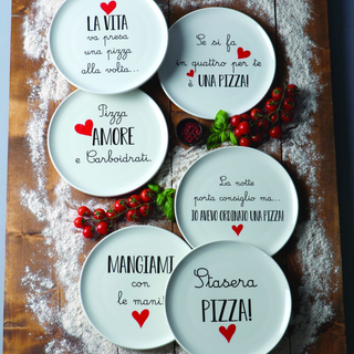 Love Tiffani Pizza Plate D31 cm Eat Me With Your Hands