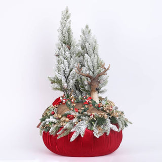 Die Joys-Bogenspitze aus rotem Samt, H130 m