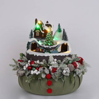 Die Joys-Bogenspitze aus rotem Samt, H130 m