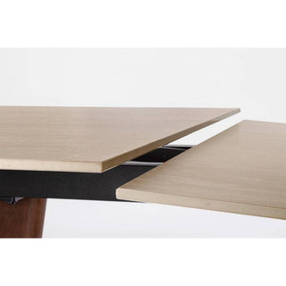 Andrea Bizzotto Maikki Ausziehbarer Tisch 200–300 x 100 cm, Walnuss-Travertin