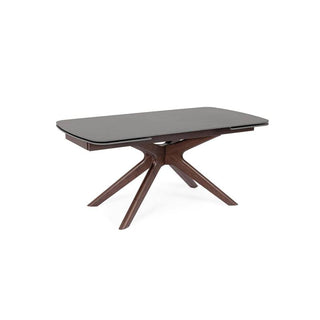 Andrea Bizzotto Maritta Ausziehbarer Tisch 170-250 x 90 cm Grau Walnuss