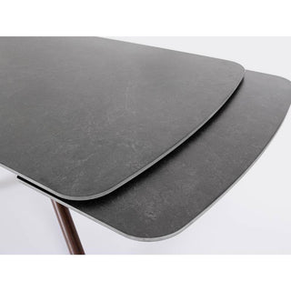 Andrea Bizzotto Maritta Ausziehbarer Tisch 170-250 x 90 cm Grau Walnuss