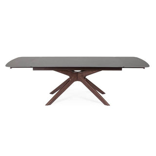 Andrea Bizzotto Maritta Ausziehbarer Tisch 170-250 x 90 cm Grau Walnuss