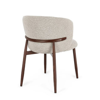 Andrea Bizzotto Amalia Innenstuhl in Walnussbeige