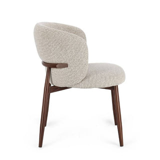 Andrea Bizzotto Amalia Innenstuhl in Walnussbeige