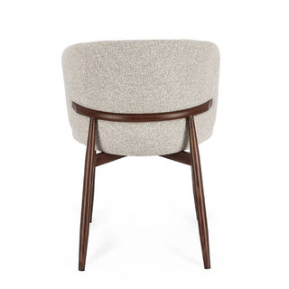 Andrea Bizzotto Amalia Innenstuhl in Walnussbeige