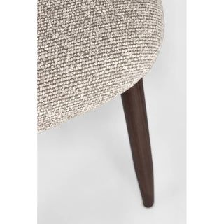 Andrea Bizzotto Amalia Innenstuhl in Walnussbeige