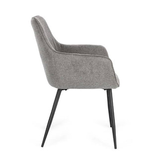 Andrea Bizzotto Cora Indoor Chair Black-Grey