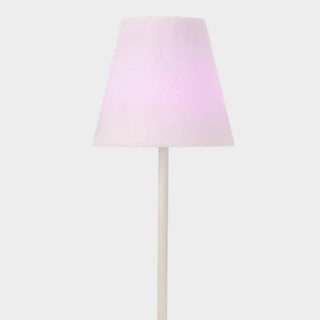Andrea Bizzotto Piantana Lampada da Esterni con Solar Led e Speaker H150 cm Bianco