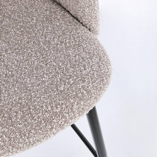 Andrea Bizzotto Sgabello da Cucina Queen Visone H97 cm