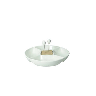 Brandani Antipastiera Classic c\ Forchettine in Porcellana