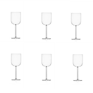 Ichendorf Milano Set 6 Calici Vio Vino Bianco in Vetro Borosilicato