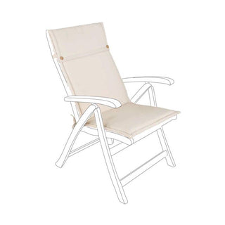 Andrea Bizzotto Cuscino Poly Spun Naturale Schienale Alto 50x120 cm