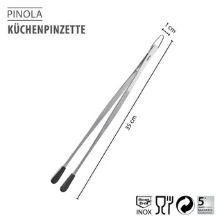 Gefu Pinzetta da Cucina Pinola in Acciaio Inossidabile