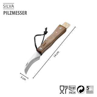 Gefu Coltello Silva 2 in 1 Pieghevole per Funghi