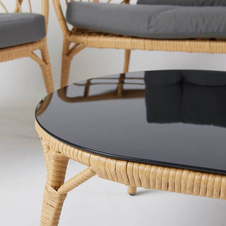 EDG Enzo De Gasperi Set da Giardino Willow in Alluminio Nocciola