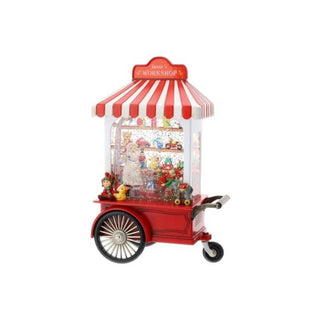 Hervit Workshop Babbo Natale con Led H27 cm