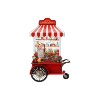 Hervit Workshop Babbo Natale con Led H27 cm