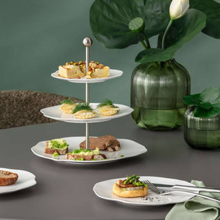 Villeroy & Boch Alzata Pura D27 cm in Porcellana Bone Premium