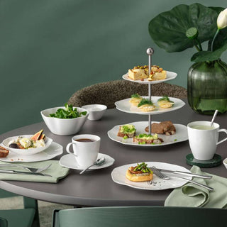 Villeroy & Boch Alzata Pura D27 cm in Porcellana Bone Premium