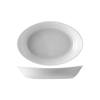 Le Gioie Vassoio Caravella 30x21 cm in Porcellana Bianco