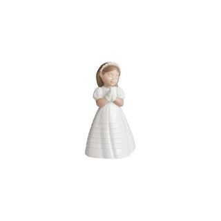 NAO Statuetta Porcellana La Mia Prima Comunione Lucida H14 cm