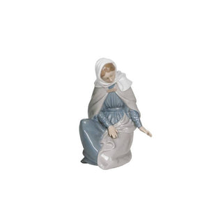 NAO Statuetta Porcellana Madonna Lucida H18 cm