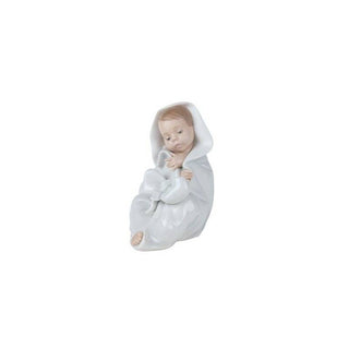 NAO Statuetta Porcellana Eccomi Sono Arrivato Lucida H16 cm