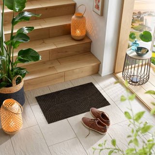Wash + Dry Tappeto Dune Loop Marrone Scuro 45x75 cm