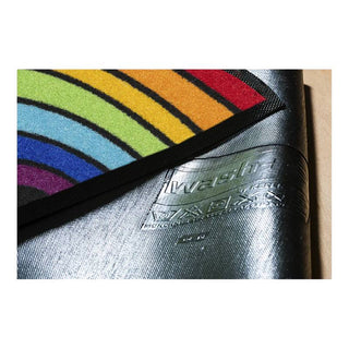 Wash + Dry Tappeto Mezzaluna Round Arcobaleno 50x85 cm