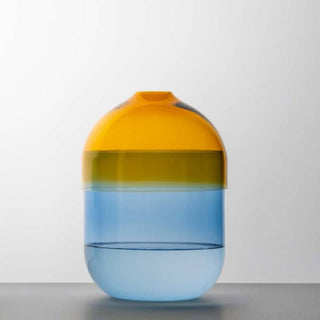 Ichendorf Milano Vaso Fio Grande Blu e Giallo