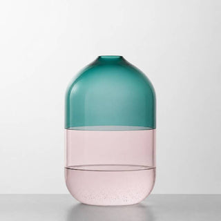 Ichendorf Milano Vaso Fio Medio Rosa e Petrolio